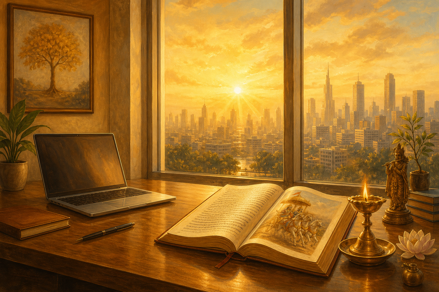 How to balance professional career with Bhagavad Dharma practice?