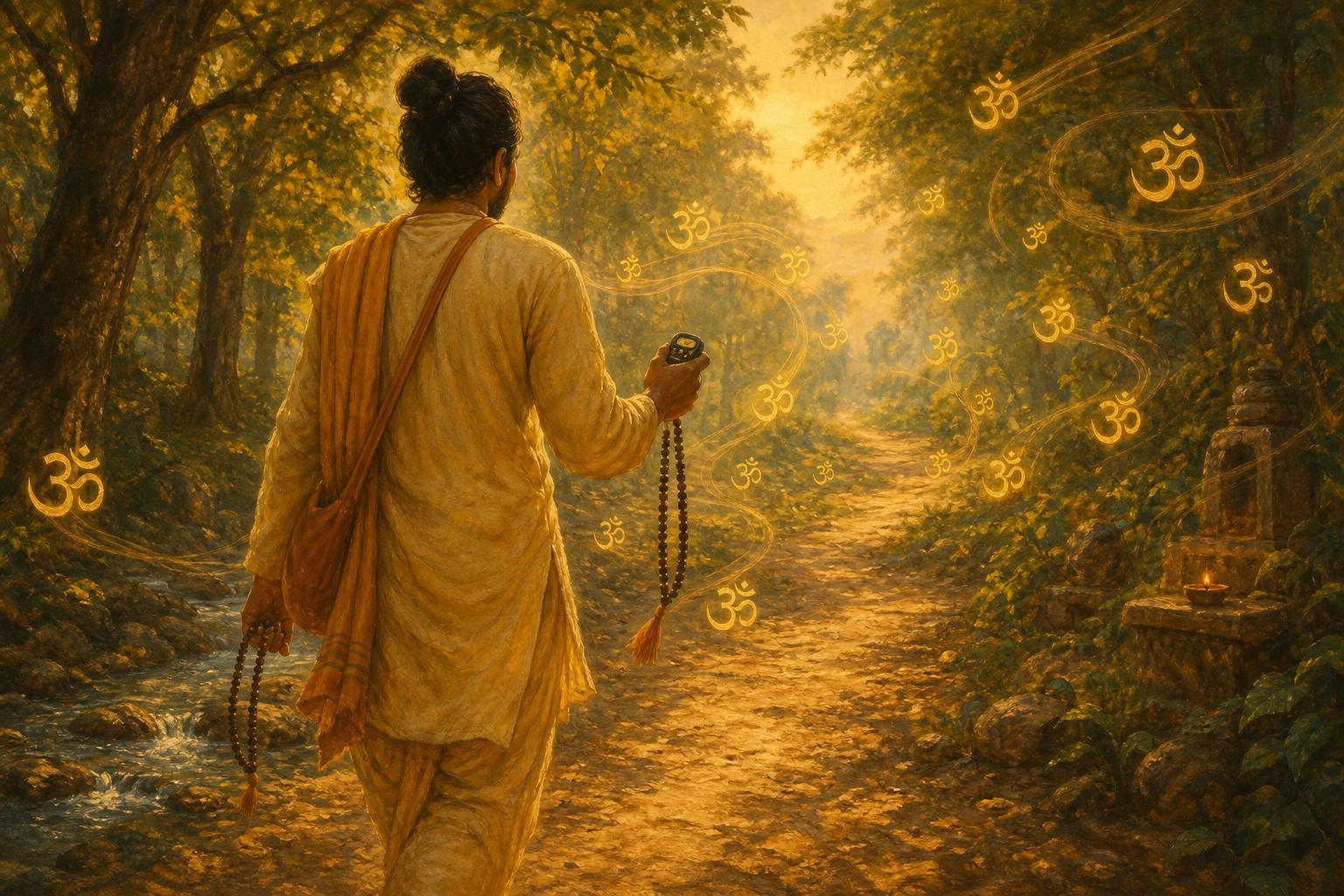 Is chanting while walking, working, or using a counter valid?