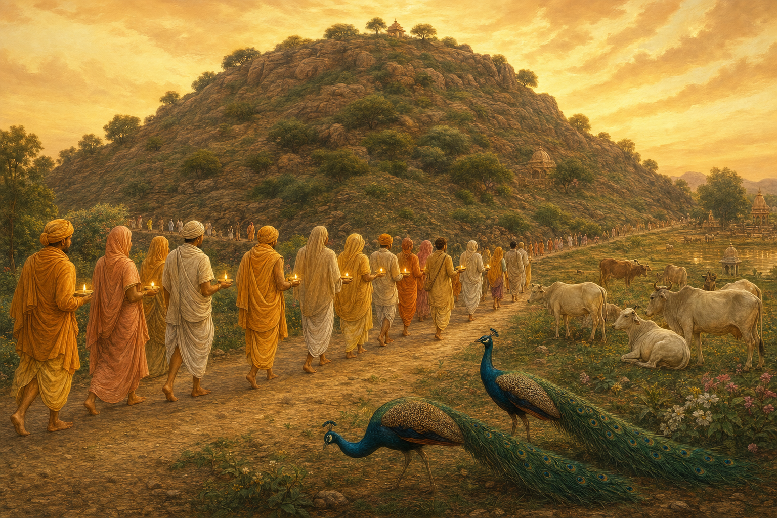 What are the rules for doing Govardhan Parikrama in Vrindavan?