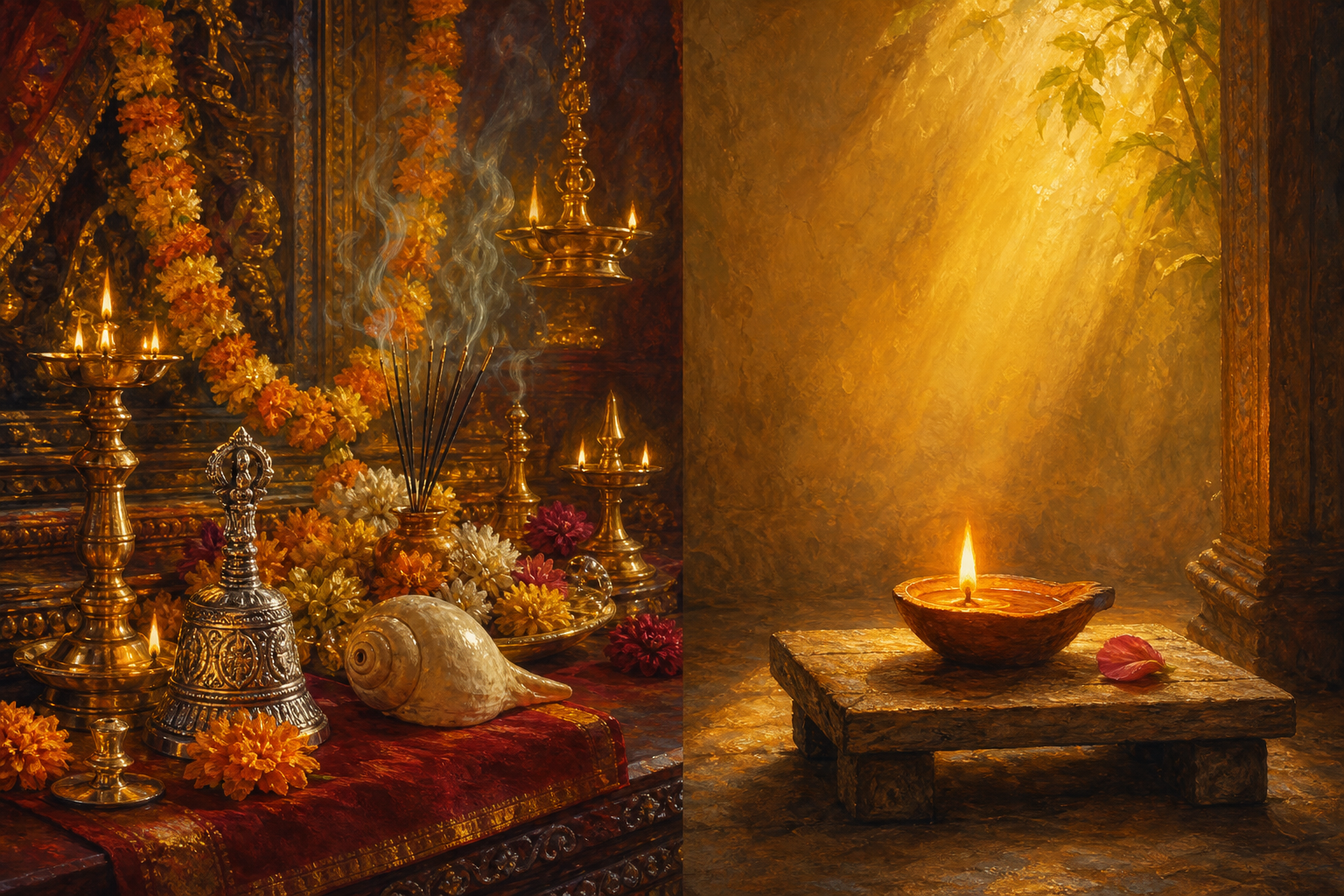 Are incense, lamps, and rituals necessary for worshipping God?