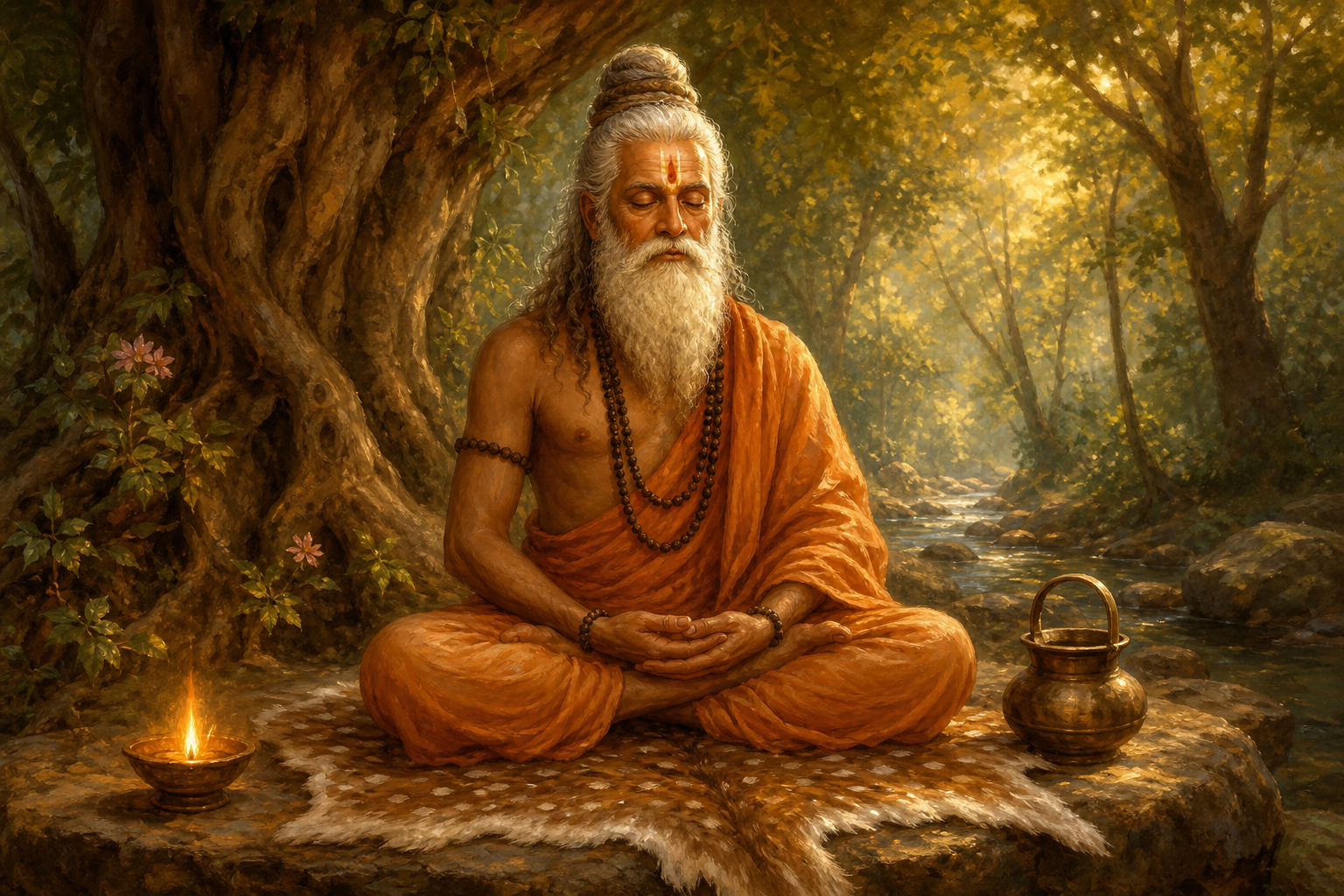 Why is deerskin (Mrigachhal) mentioned for meditation in scriptures?