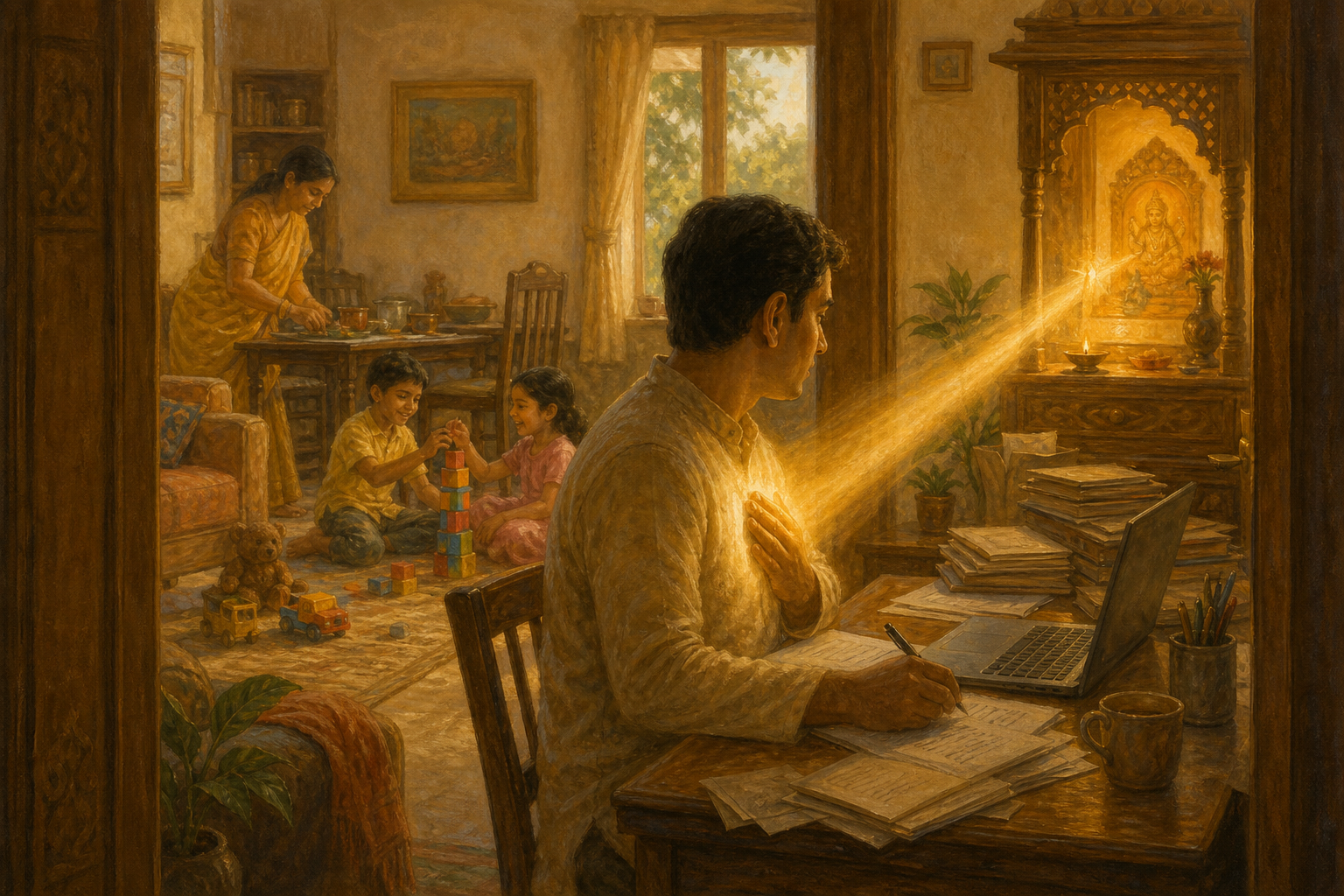 How to pursue spirituality alongside family duties and a job?